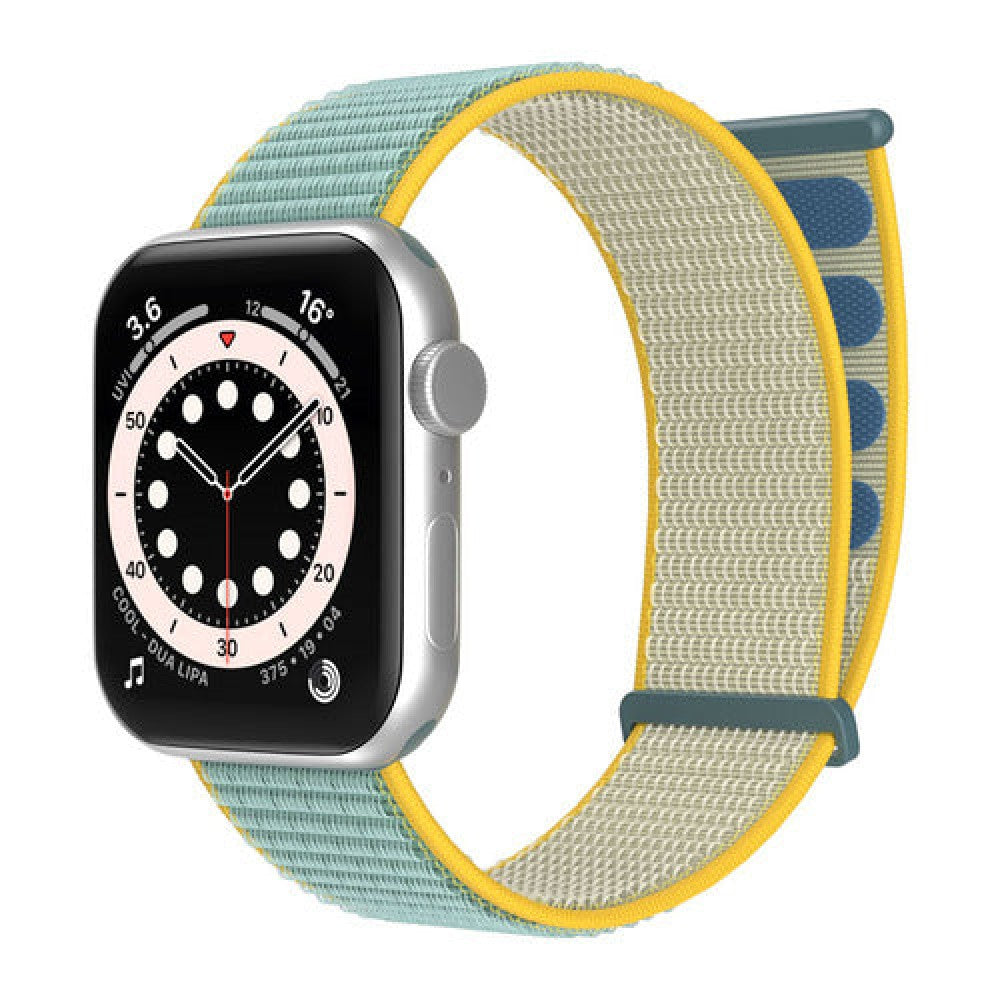 Curea Nylon Sport - Apple Watch 1/2/3/4/5/6/7/8/9/10/11/SE/SE2/SE3 - 38/40/41/42 MM - Bright Sunny
