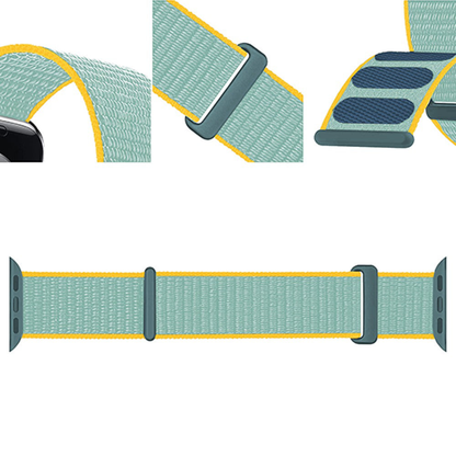 Sport Nylon Strap - Apple Watch 1/2/3/4/5/6/7/8/9/10/11/SE/SE2/SE3 - 38/40/41/42 MM - Bright Sunny