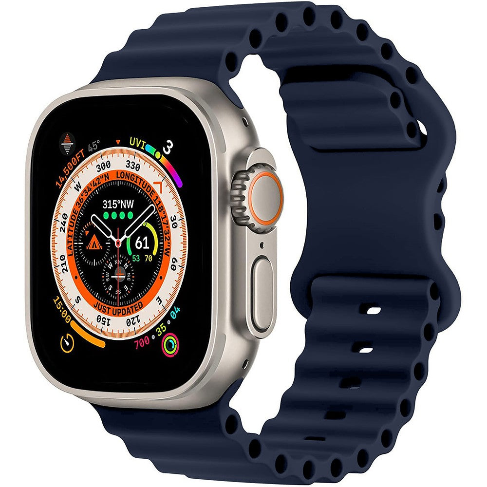 Curea Ocean Explorer - Apple Watch 1/2/3/4/5/6/7/8/9/10/11/SE/SE2/SE3 - 38/40/41/42 MM - Midnight Blue