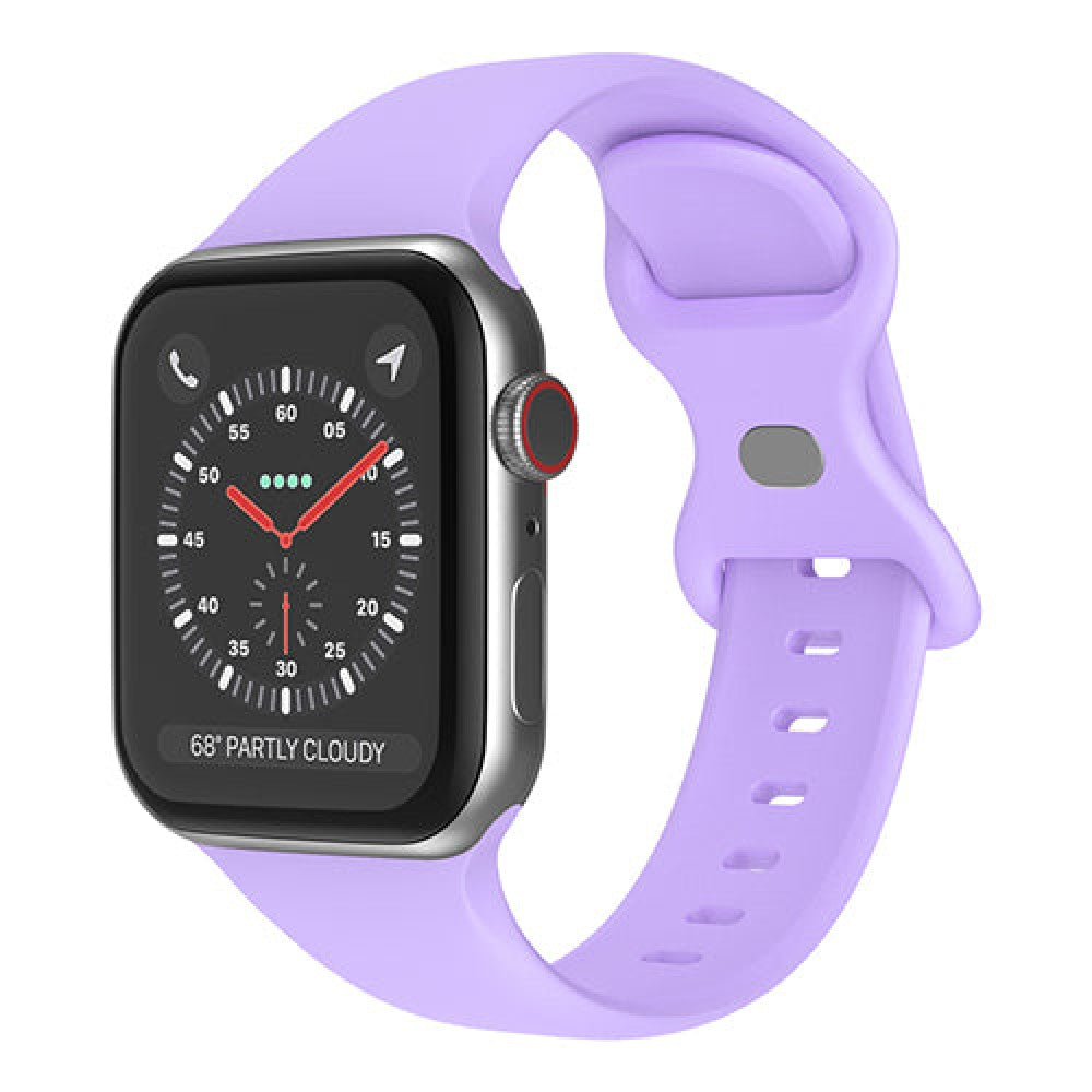 Curea Silicone Flex Loop - Apple Watch 1/2/3/4/5/6/7/8/9/10/11/SE/SE2/SE3/Ultra 1/Ultra 2/Ultra 3 - 42/44/45/46/49 MM - Lillac