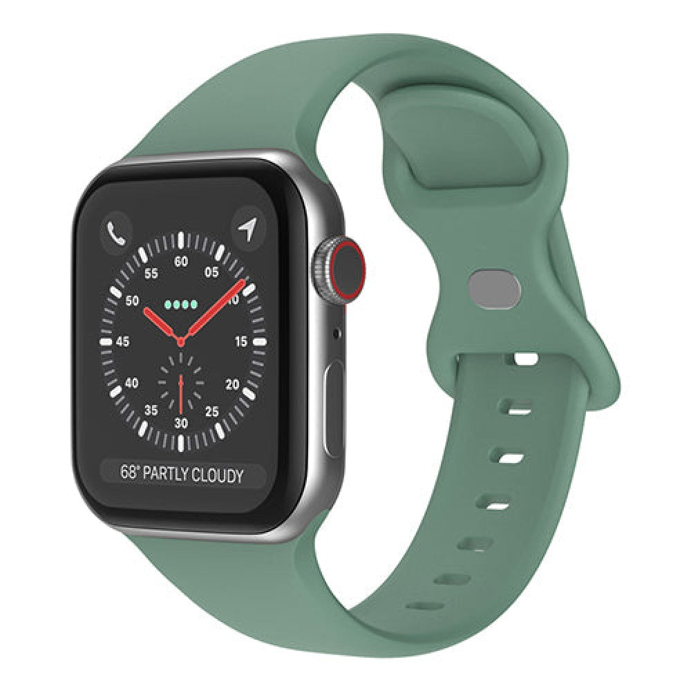 Curea Silicone Flex Loop - Apple Watch 1/2/3/4/5/6/7/8/9/10/11/SE/SE2/SE3/Ultra 1/Ultra 2/Ultra 3 - 42/44/45/46/49 MM - Pine Green