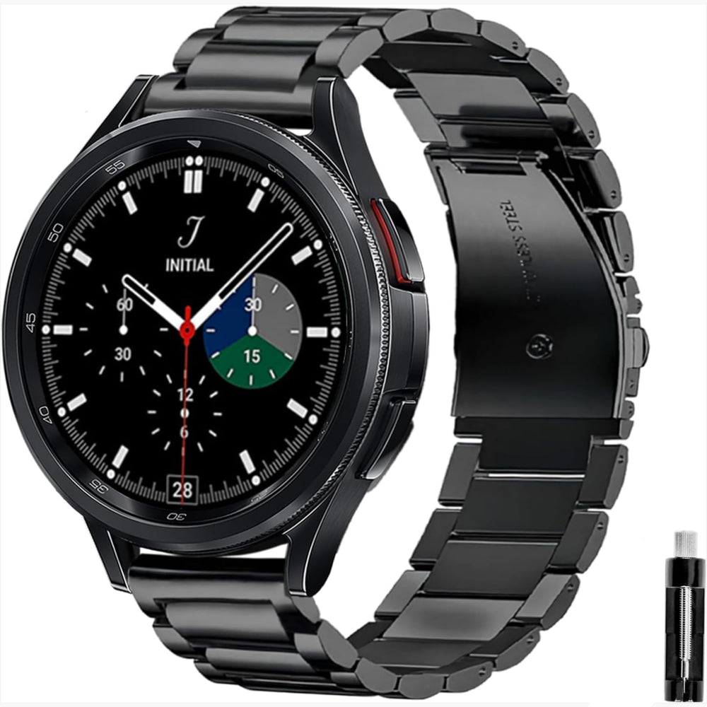 Curea Metallic Link - Samsung Galaxy Watch S3 Frontier/S3 Classic/3 45mm/46mm/Gear S3 - 22mm - Negru