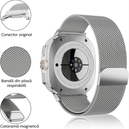 Curea Milanese Essential - Samsung Galaxy Watch Ultra - Silver