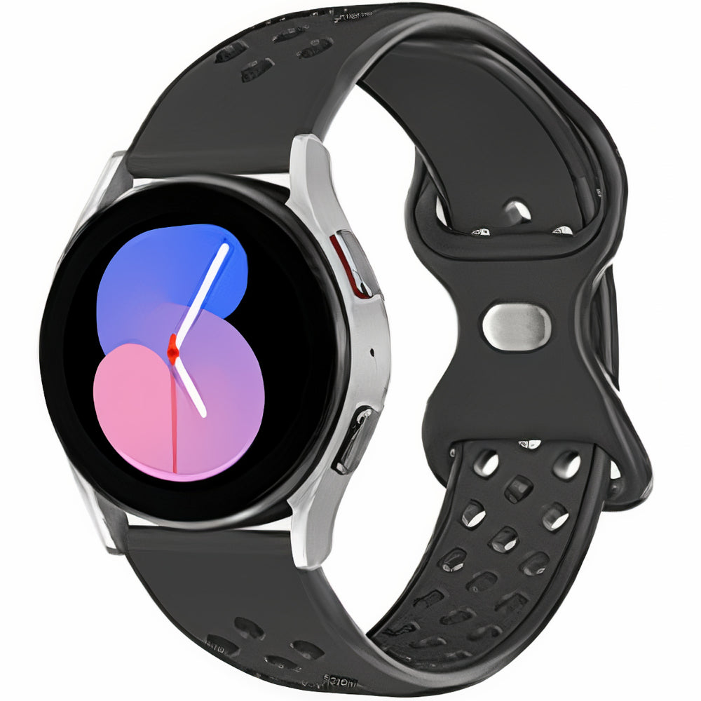 Curea Silicone Flex Loop - Samsung Galaxy Watch S3 Frontier/S3 Classic/3 45mm/46mm/Gear S3 - 22mm - Negru