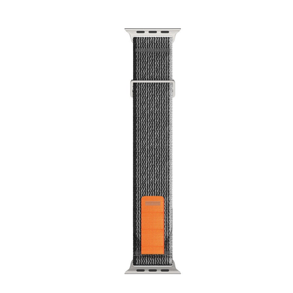 Curea Trail Scout - Apple Watch 1/2/3/4/5/6/7/8/9/10/11/SE/SE2/SE3 - 38/40/41/42 MM - Gri Inchis
