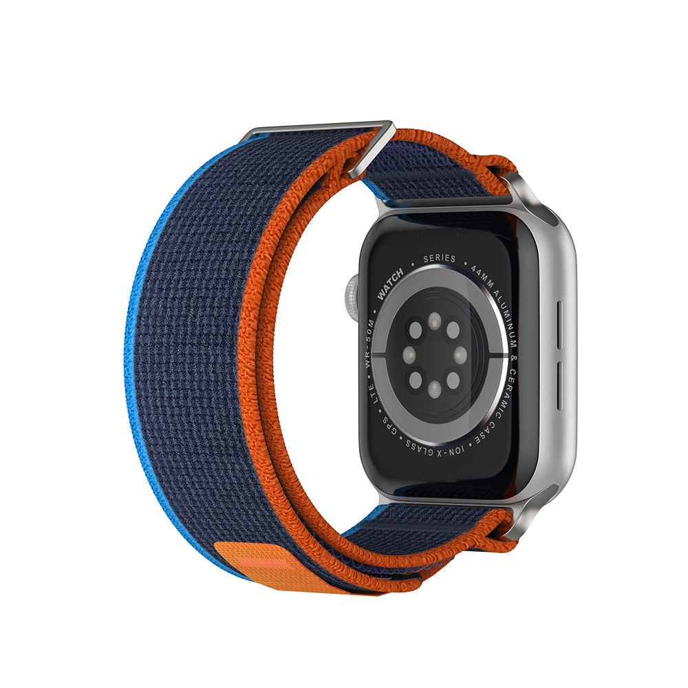 Curea Trail Scout - Apple Watch 1/2/3/4/5/6/7/8/9/10/11/SE/SE2/SE3/Ultra 1/Ultra 2/Ultra 3 - 42/44/45/46/49 MM - Albastru Inchis
