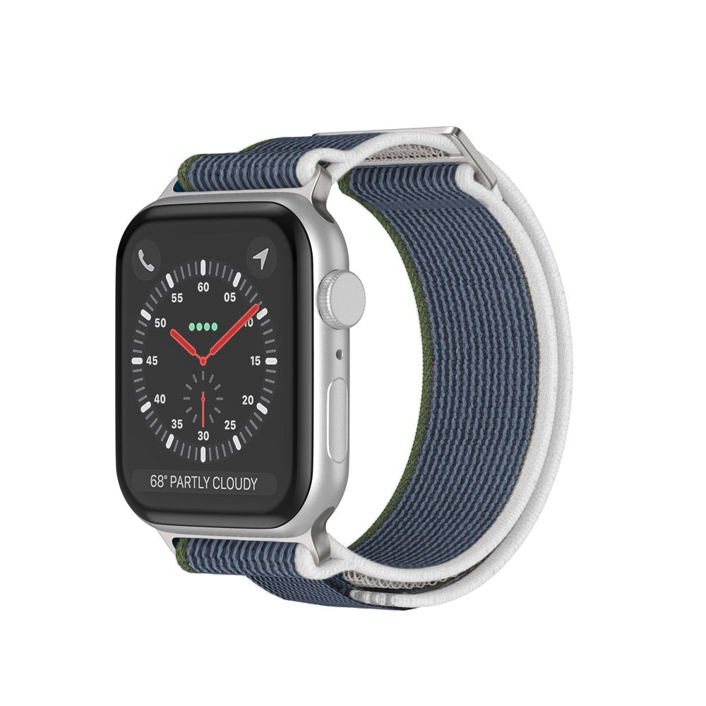 Curea Trail Scout - Apple Watch 1/2/3/4/5/6/7/8/9/10/11/SE/SE2/SE3/Ultra 1/Ultra 2/Ultra 3 - 42/44/45/46/49 MM - Verde Alb