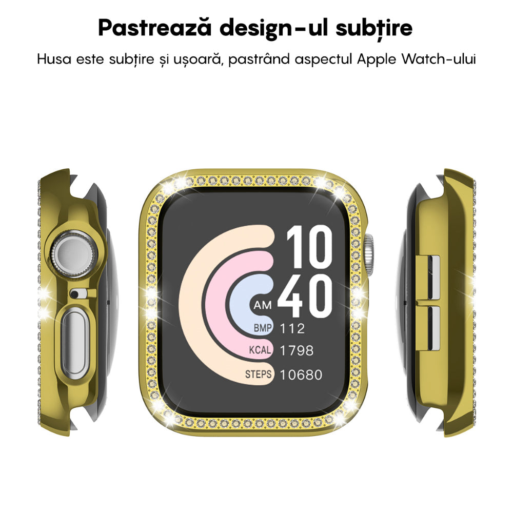 Carcasa Diamond - Apple Watch 1/2/3 - 38MM - Gold