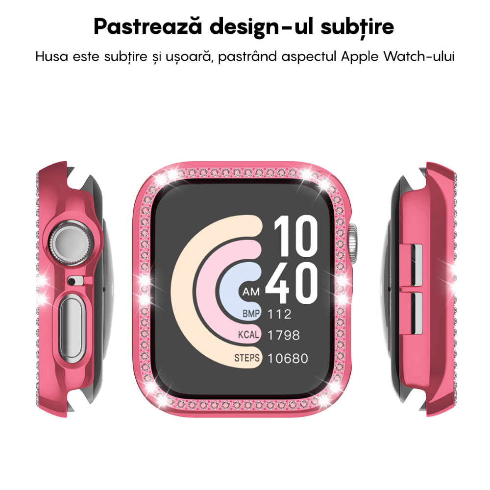 Carcasa Diamond - Apple Watch 1/2/3 - 38MM - Rose