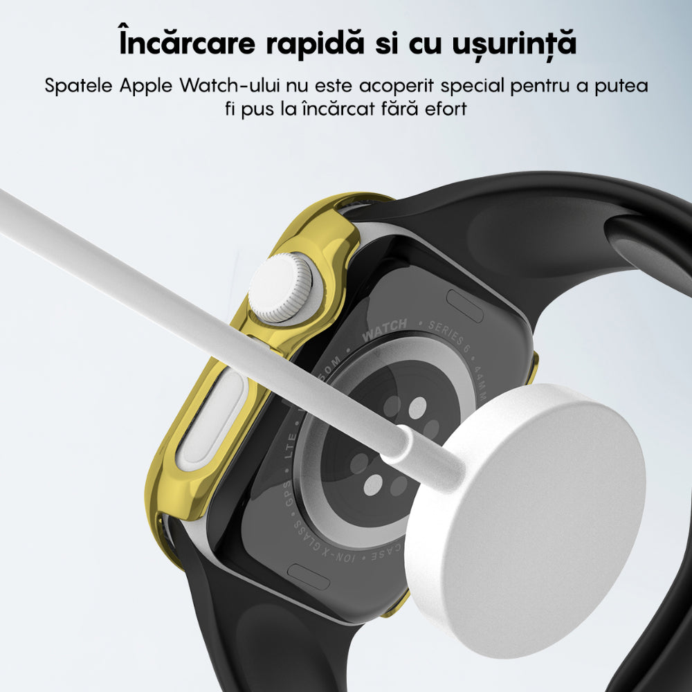 Carcasa Diamond - Apple Watch 4/5/6/SE - 40MM - Gold