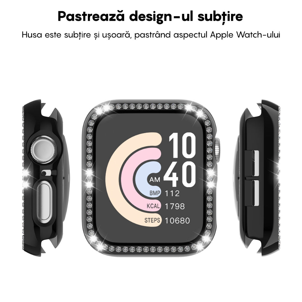 Carcasa Diamond - Apple Watch 7/8/9 - 41MM - Negru