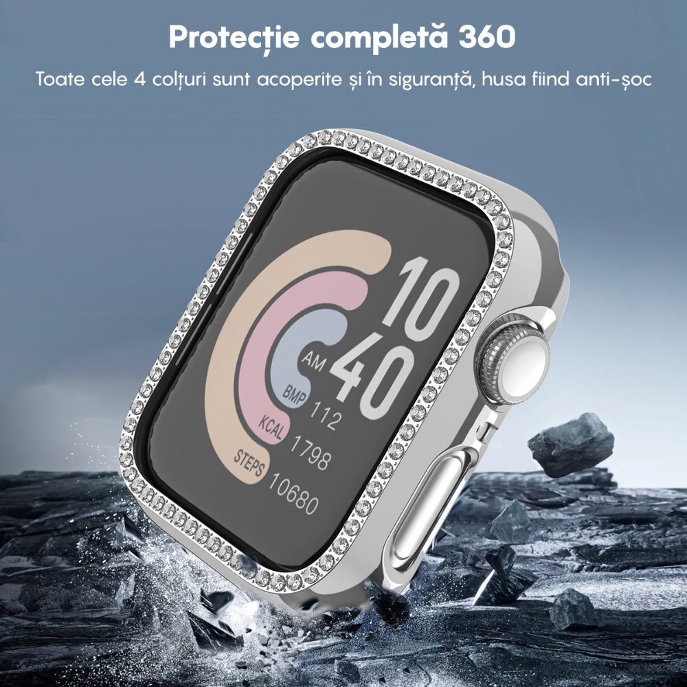 Carcasa Diamond - Apple Watch 7/8/9 - 41MM - Silver