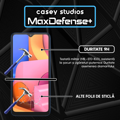 MaxDefense+ Glass Film - Samsung Galaxy A20S - Black