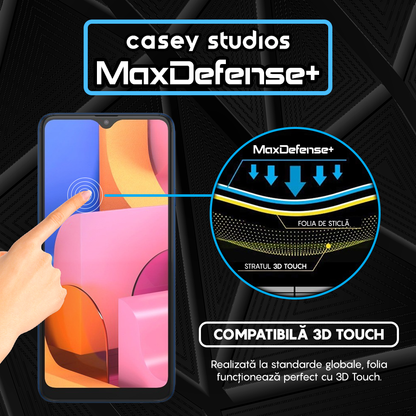 MaxDefense+ Glass Film - Samsung Galaxy A20S - Black