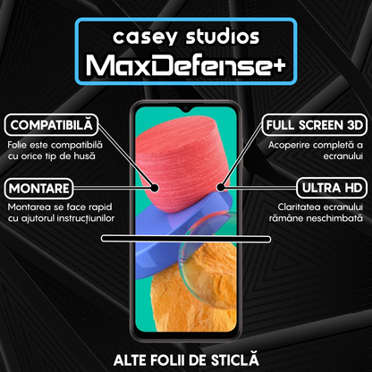 MaxDefense+ Glass Film - Samsung Galaxy A23 5G/A23 4G/A04S/A04/A13 5G/A13 4G/M23/M33/M13/F23/F13 - Black