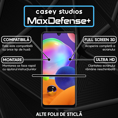 MaxDefense+ Glass Film - Samsung Galaxy A31 - Black