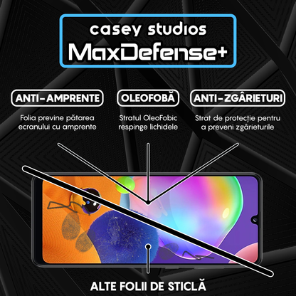 MaxDefense+ Glass Film - Samsung Galaxy A31 - Black