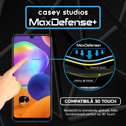 MaxDefense+ Glass Film - Samsung Galaxy A31 - Black