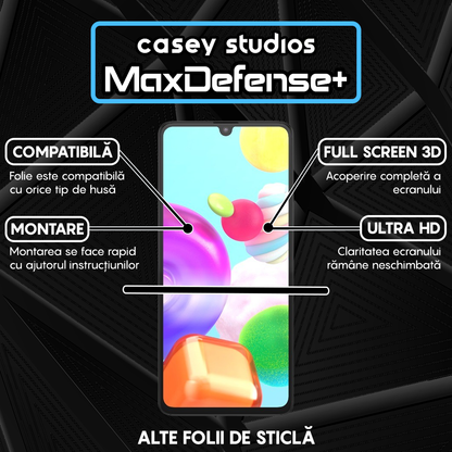 MaxDefense+ Glass Film - Samsung Galaxy A41 - Black