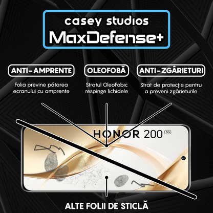 MaxDefense+ Glass Film - Honor 200 - Black