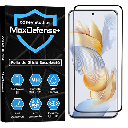 MaxDefense+ Glass Film - Honor 90 - Black