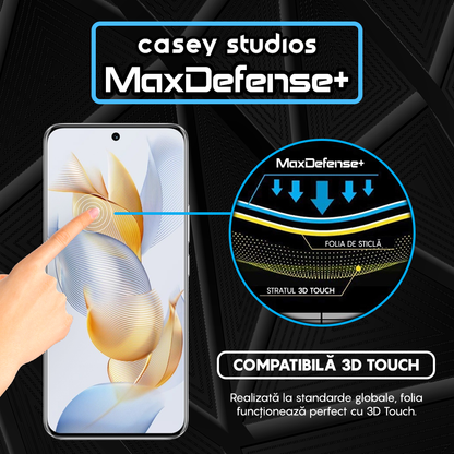 MaxDefense+ Glass Film - Honor 90 - Black