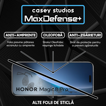 Folie Sticla MaxDefense+ - HONOR Magic 8 Pro - Negru