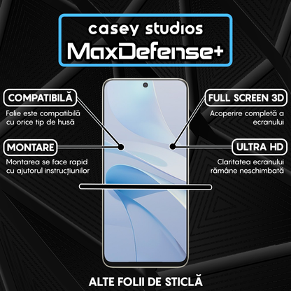 MaxDefense+ Tempered Glass - Huawei nova 13i - Black