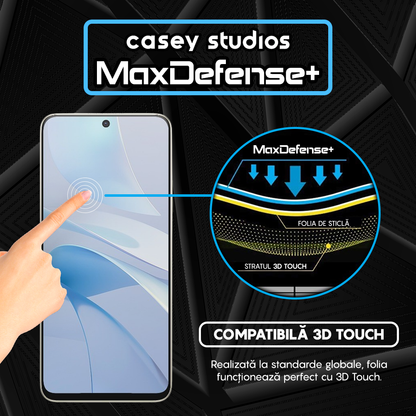 MaxDefense+ Tempered Glass - Huawei nova 13i - Black