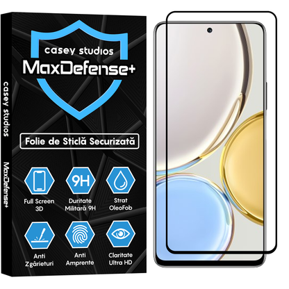 MaxDefense+ Tempered Glass - Honor Magic 4 Lite 5G - Black