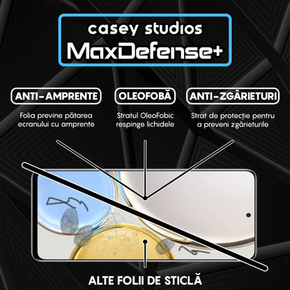 MaxDefense+ Tempered Glass - Honor Magic 4 Lite 5G - Black