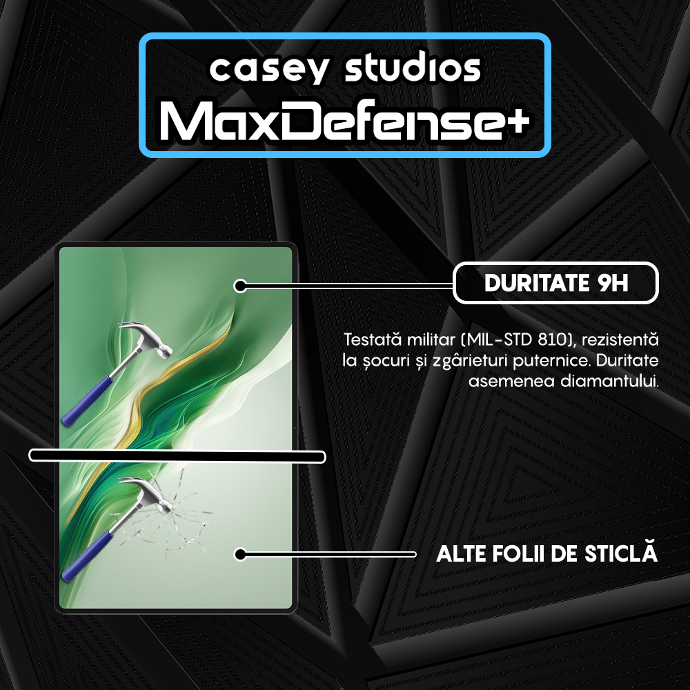 Folie Sticla MaxDefense+ - Honor Magic Pad 2 12.3 - Clear