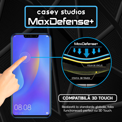 MaxDefense+ Glass Film - Huawei Honor 10 Lite/Honor 20 Lite/P Smart 2019/P Smart Plus 2019 - Black