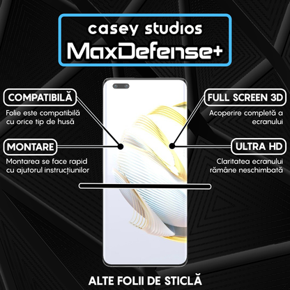 MaxDefense+ Glass Film - Huawei nova 10 Pro - Black
