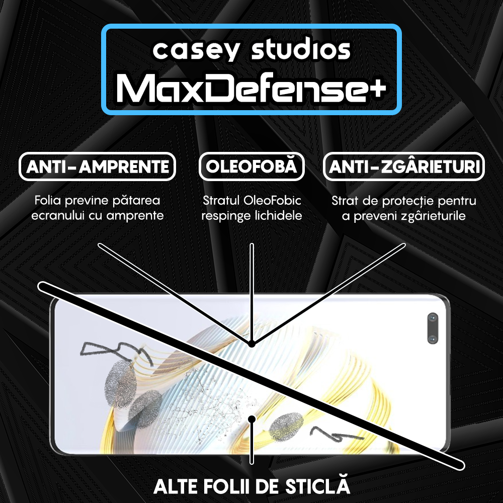 MaxDefense+ Glass Film - Huawei nova 10 Pro - Black