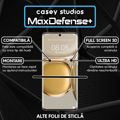 MaxDefense+ Glass Film - Huawei P50 Pro - Black
