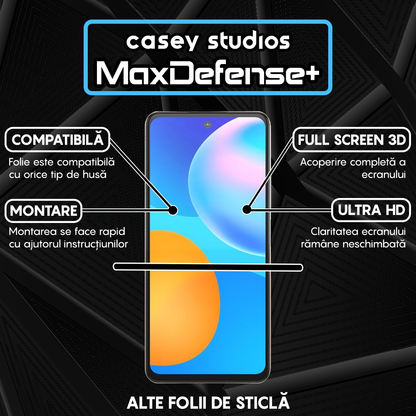 MaxDefense+ Glass Film - Huawei P smart 2021 - Black