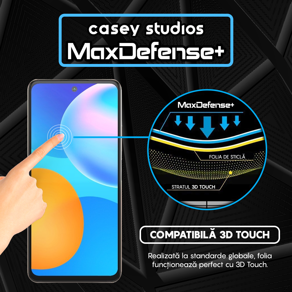 MaxDefense+ Glass Film - Huawei P smart 2021 - Black