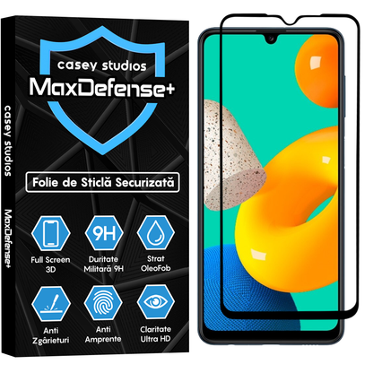 MaxDefense+ Glass Film - Samsung Galaxy M32 4G - Black