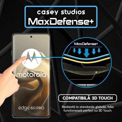 MaxDefense+ Glass Film - motorola edge 60 Pro - Black