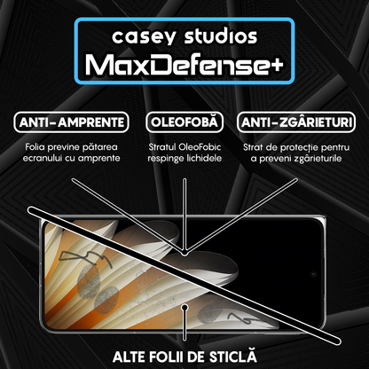 Folie Sticla MaxDefense+ - Oppo Find N5 - Negru