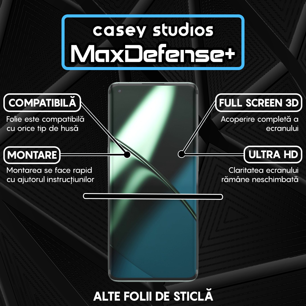 MaxDefense+ Glass Film - OnePlus 10 Pro/11 - Black