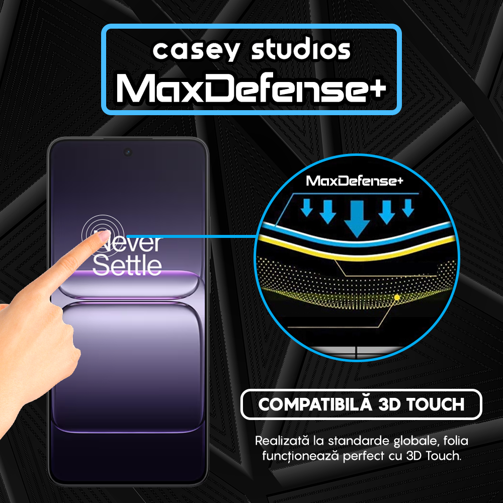 MaxDefense+ Glass Film - OnePlus Nord CE5 - Black