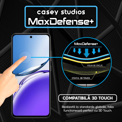 MaxDefense+ Glass Film - Oppo Reno12 - Black