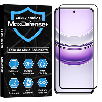 MaxDefense+ Glass Film - Realme 14x - Black