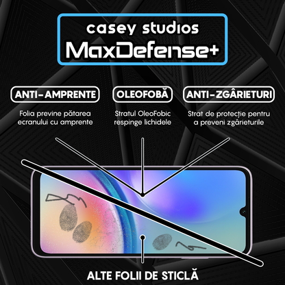 MaxDefense+ Glass Film - Samsung Galaxy A05/A05s - Black