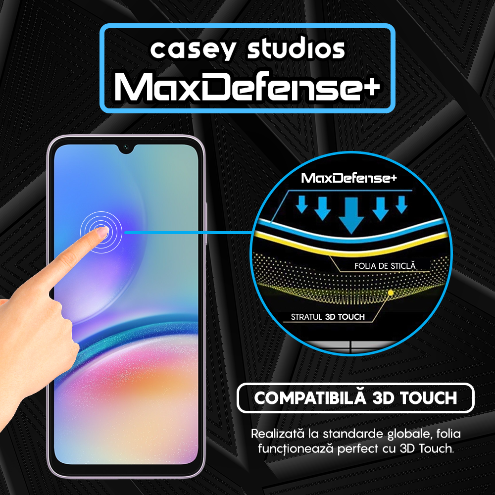 MaxDefense+ Glass Film - Samsung Galaxy A05/A05s - Black
