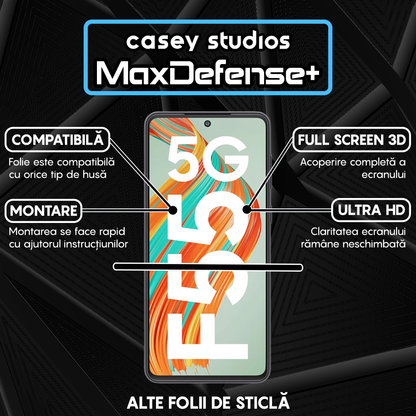 MaxDefense+ Glass Film - Samsung Galaxy F55 - Black