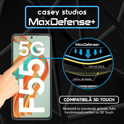 MaxDefense+ Glass Film - Samsung Galaxy F55 - Black