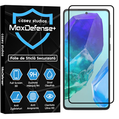 MaxDefense+ Glass Film - Samsung Galaxy M55 - Black